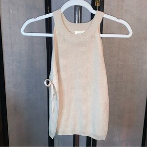 NAF NAF Beige Knit Top